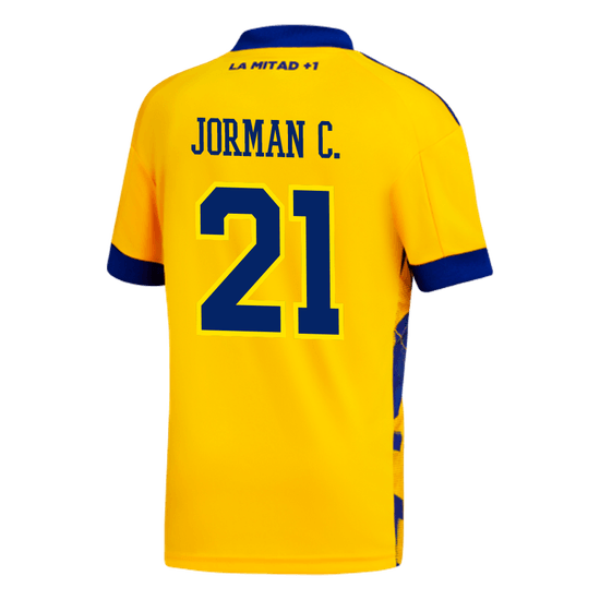 Camiseta-Infantil-3°-Equipacion-de-Juego-Boca-Jrs-20-21-Personalizado---21-JORMAN-C.