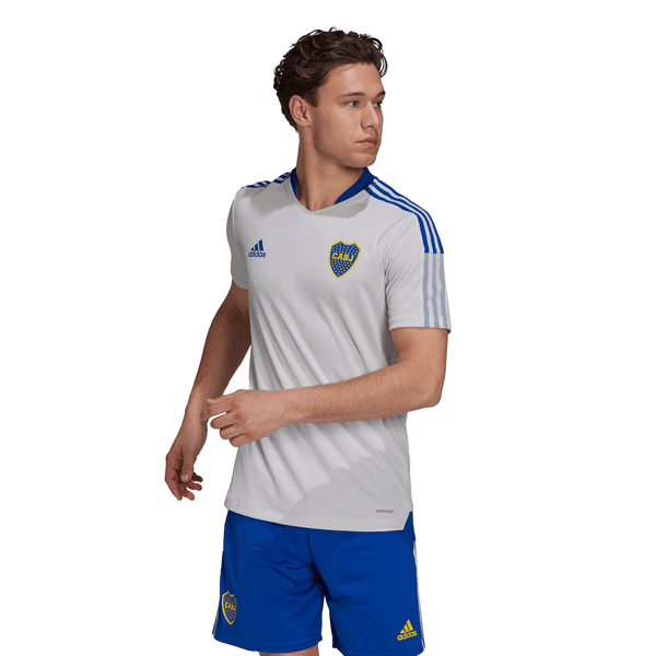 Nueva Camiseta Entrenamiento Boca Juniors + Pantalones 3/4 Blanco 20 21